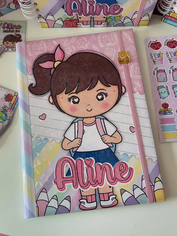 Caderno Brochura Grande Personalizado