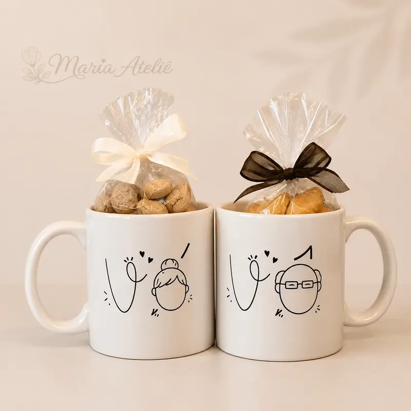 Kit 2 canecas personalizas