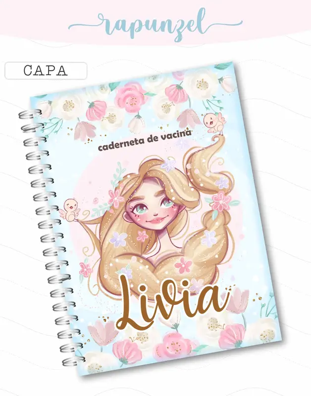 Caderneta de vacina - Rapunzel