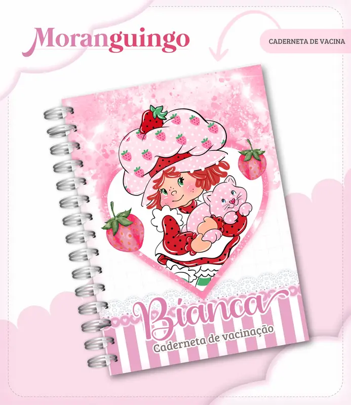 Caderneta de vacina - Moranguinho