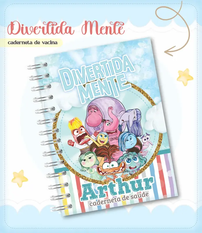 Caderneta de vacina - Divertidamente