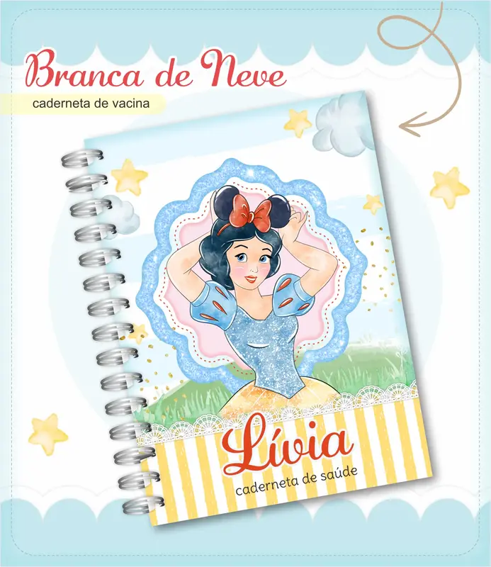 Caderneta de vacina - Branca de neve
