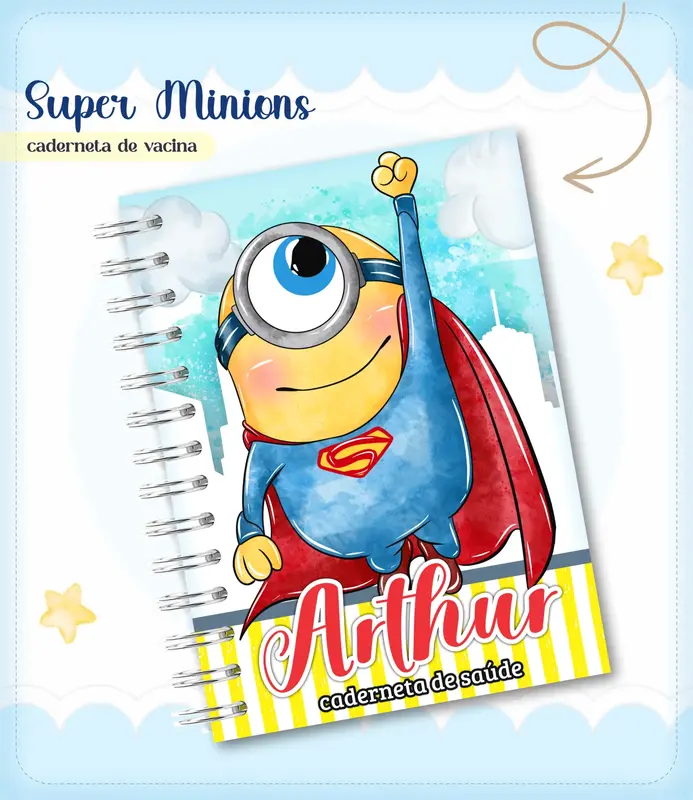 Caderneta de vacina - Minions