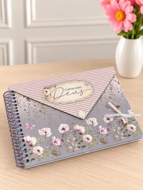 Caderno Cartas para Deus - Lilas