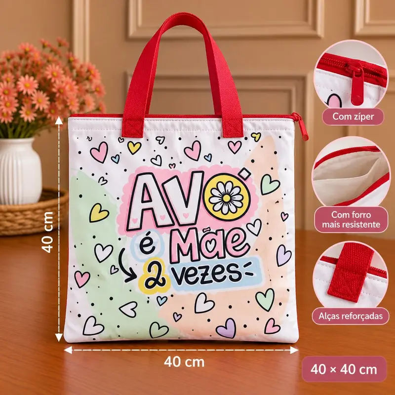 ECOBAG com ziper